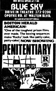 Blue Sky Drive-In Theatre - Ad